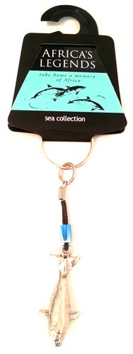 Ethnic Keyring - Whale - Click Image to Close